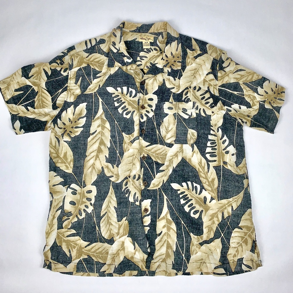 Panama Jack Short Sleeve Button Down Shirt XL